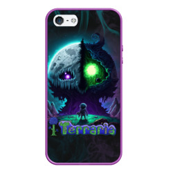 Чехол для iPhone 5/5S матовый Terraria monster