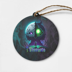 Деревянная игрушка круг Terraria monster