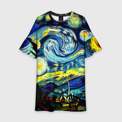 Детское платье 3D Винсент ван Гог, звездная ночь
