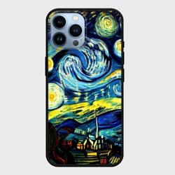 Чехол для iPhone 14 Pro Max Винсент ван Гог, звездная ночь