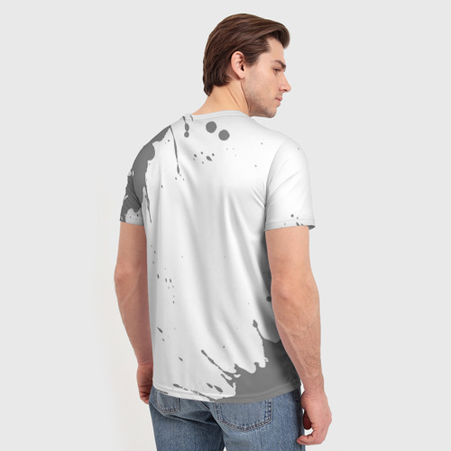 Мужская футболка 3D Журналист с очень Большой буквы на светлом фоне, цвет 3D печать - фото 4