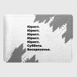 Картхолдер с принтом Юрист суббота воскресенье на светлом фоне - фото 2