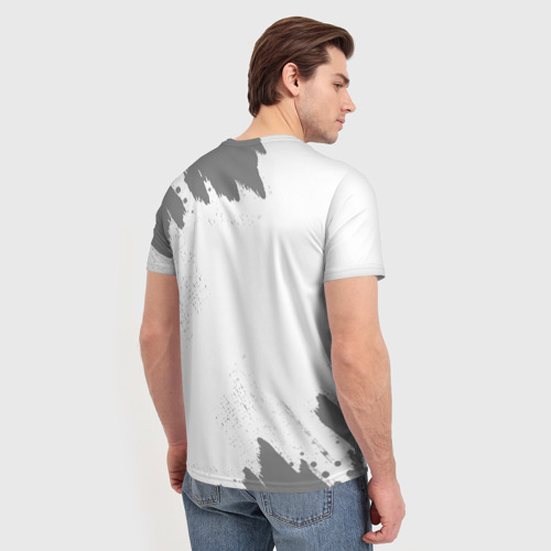 Мужская футболка 3D Юрист суббота воскресенье на светлом фоне, цвет 3D печать - фото 4