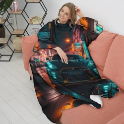 Плед с рукавами GTR в ночном городе - фото 2