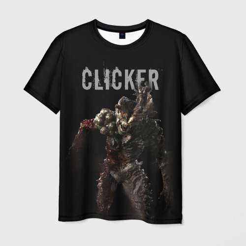 Мужская футболка с принтом Clicker, вид спереди №1