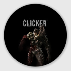 Круглый коврик для мышки Clicker