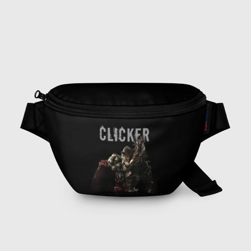 Поясная сумка 3D с принтом Clicker, вид спереди #2