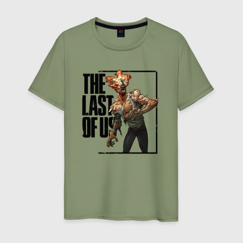 Мужская футболка хлопок с принтом Clicker - The Last of us, вид спереди #2