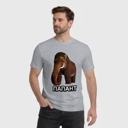 Мужская футболка хлопок мамонт  папант - фото 2