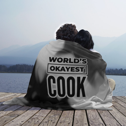 Плед 3D World's okayest cook - white - фото 3