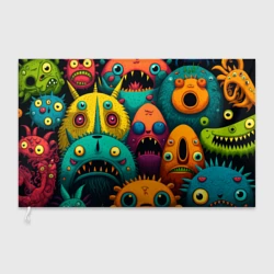 Флаг 3D Монстры в темноте