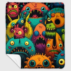 Плед с рукавами Монстры в темноте