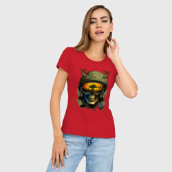 Женская футболка хлопок Slim Вьетнамские флешбеки - фото 2
