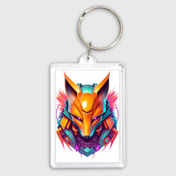 Брелок прямоугольный 35*50 Кибер лиса