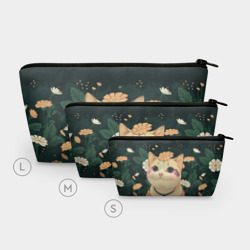 Косметичка 3D Смущённый мемный котик - фото 2