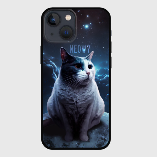 Чехол для iPhone 13 mini Мемный кот в космосе - купить по цене 790 руб в  интернет-магазине Всемайки, арт 3347633