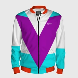 Мужской бомбер 3D В ретро стиле firm