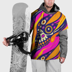 Накидка на куртку 3D Абстрактный узор мексиканская чупакабра