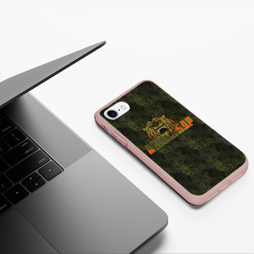 Чехол для iPhone 7/8 матовый с принтом Александр камуфляж, фото #5