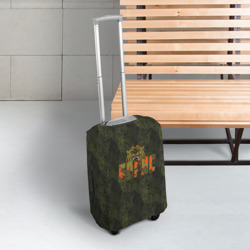 Чехол для чемодана 3D Борис камуфляж - фото 2