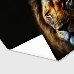 Бумага для упаковки 3D Лев и огонь - фото 2
