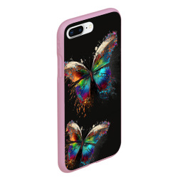 Чехол для iPhone 7Plus/8 Plus матовый Художественные бабочки - фото 2