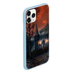 Чехол для iPhone 11 Pro Max матовый Bloodborne пейзаж - фото 2