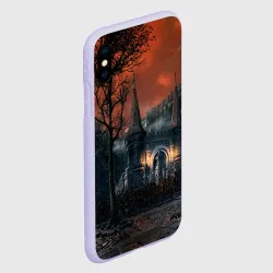 Чехол для iPhone XS Max матовый Bloodborne пейзаж - фото 2