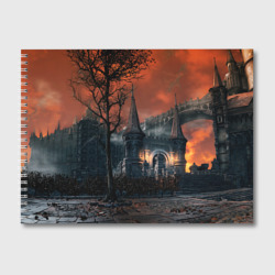 Альбом для рисования Bloodborne пейзаж