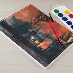 Альбом для рисования Bloodborne пейзаж - фото 2
