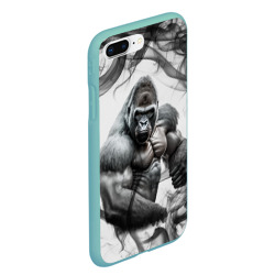Чехол для iPhone 7Plus/8 Plus матовый Накаченная горилла - фото 2