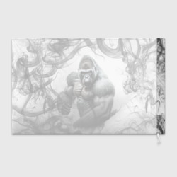 Флаг 3D Накаченная горилла - фото 2
