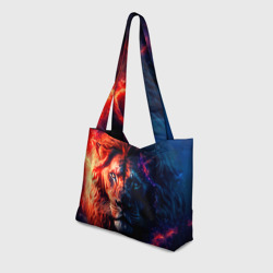 Пляжная сумка 3D Звездный лев - фото 2