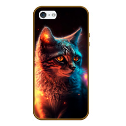 Чехол для iPhone 5/5S матовый Кот и волшебство