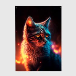 Постер Кот и волшебство