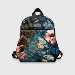 Детский рюкзак 3D Цветы коллаж