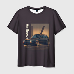 Мужская футболка 3D Volkswagen Golf class