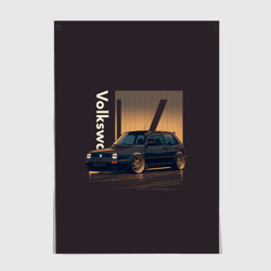 Постер Volkswagen Golf class