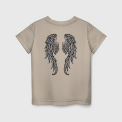 Детская футболка хлопок Крылья с орнаментом