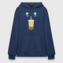 Худи SuperOversize хлопок Тоторо с напитком