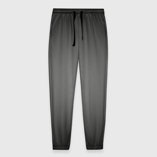 Мужские брюки 3D Серый, черный градиент, цвет 3D печать