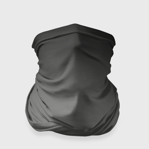 Бандана-труба 3D Серый, черный градиент, цвет 3D печать