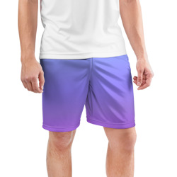 Мужские шорты спортивные Фиолетовый градиент - фото 2