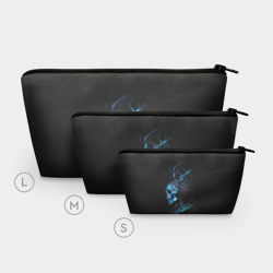 Косметичка 3D Blue skeleton with horns - фото 2