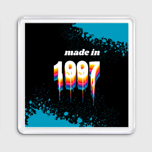 Магнит 55*55 Made in 1997: liquid art