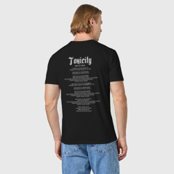 Мужская футболка хлопок System of a Down Toxicity текст - фото 2