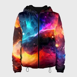 Женская куртка 3D Космос, созданный нейросетью