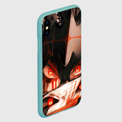 Чехол для iPhone XS Max матовый Аста и его демон - Черный клевер - фото 2