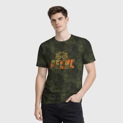 Мужская футболка 3D Денис камуфляж - фото 2