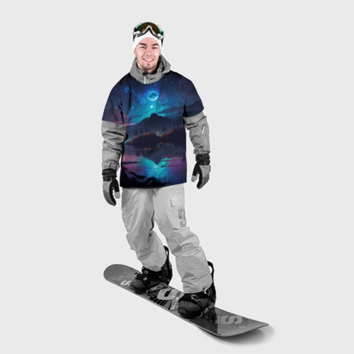 Накидка на куртку 3D Ночное небо, пейзаж